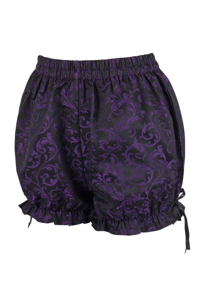 Purple/Black Brocade Bloomers
