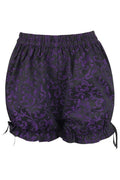 Purple/Black Brocade Bloomers