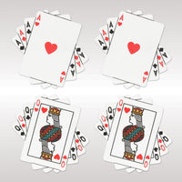 Peekaboo Pasties Queens & Aces in White  from SexyShoes.com