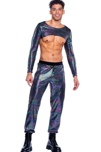 Roma Confidential Camouflage Joggers in Black  from SexyShoes.com