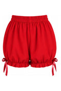 Red Crepe Bloomers