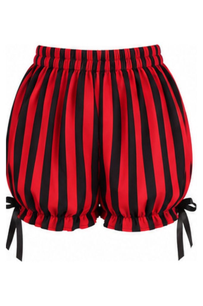 Red/Black Striped Bloomers