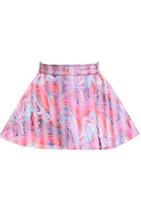 Daisy Corsets Retro Swirl Skirt in Multi  from SexyShoes.com