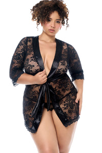 Robe with matching Panty-Gowns + Robes-SEXYSHOES.COM