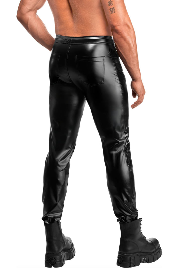 Rogue Black Wetlook Men's Pants