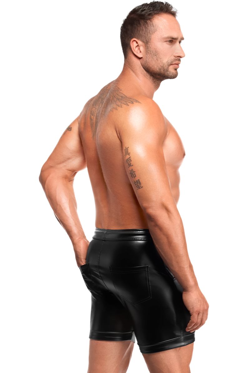 Rogue Black Wetlook Men's Shorts