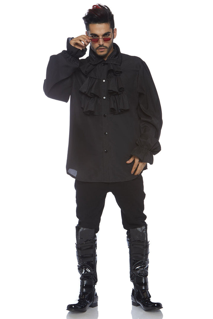 Ruffle Front Shirt
