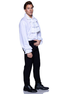 Ruffle Front Shirt-Mens Tops-SEXYSHOES.COM