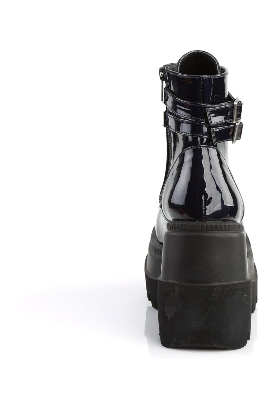 SHAKER-52 Black Hologram Ankle Boot-Ankle Boots-SEXYSHOES.COM