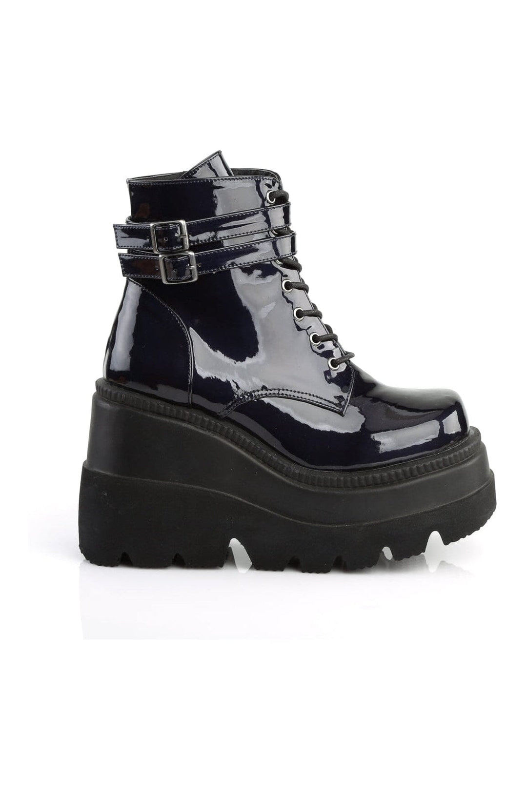 SHAKER-52 Black Hologram Ankle Boot-Ankle Boots-SEXYSHOES.COM