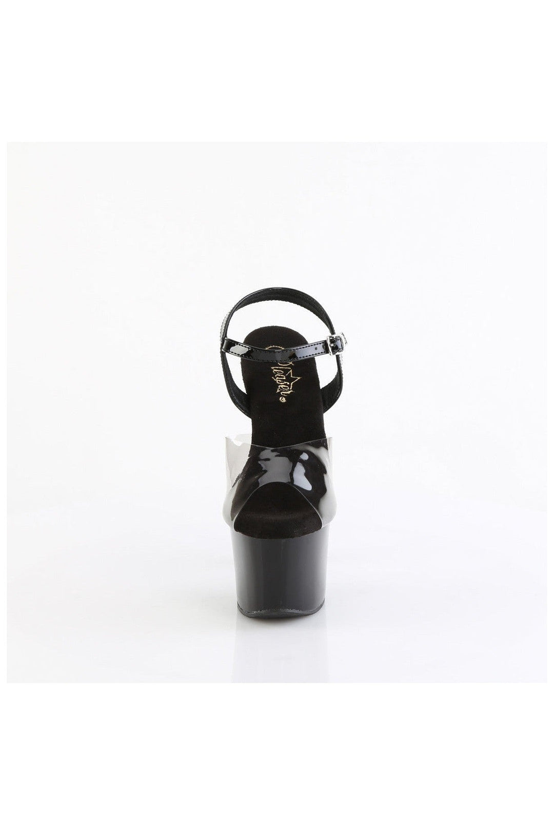 SKY-308-1 Black Vinyl Sandal