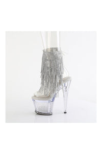 Pleaser SPECTATOR-1017RSF Clear Vinyl Ankle Boot in Clear Vinyl