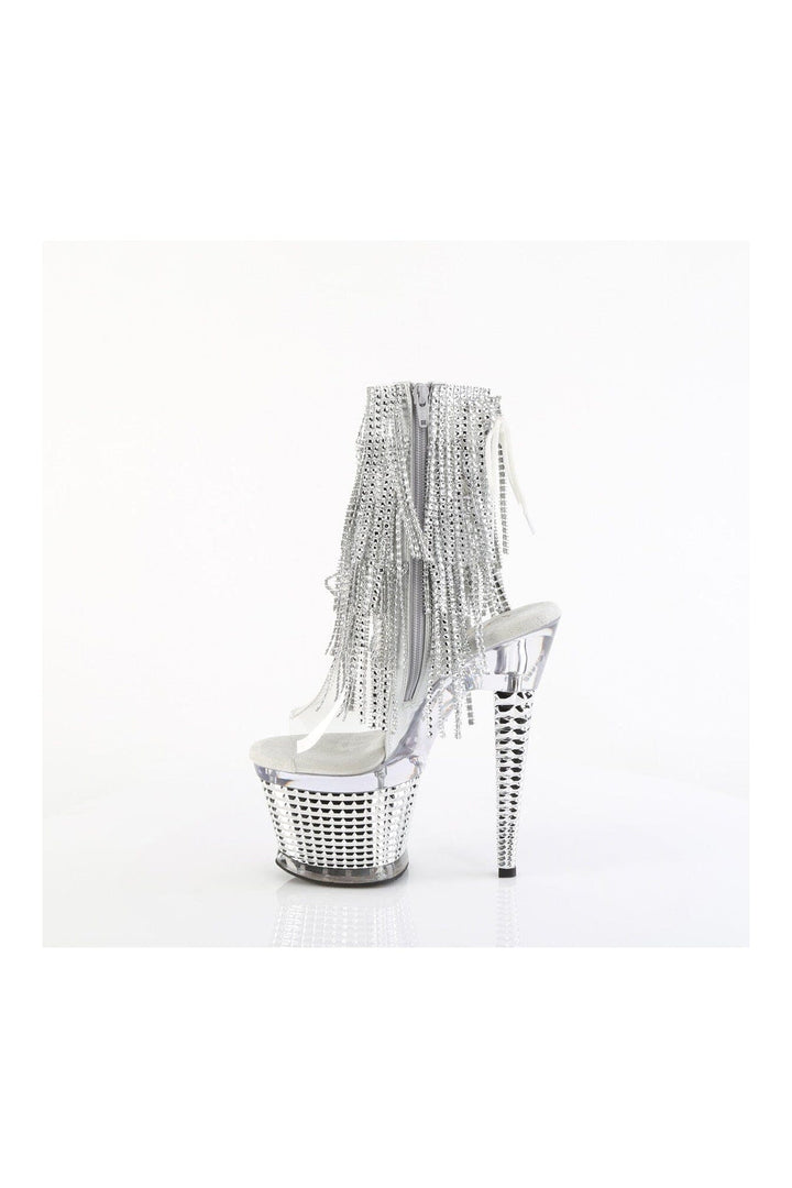 SPECTATOR-1017RSF Clear Vinyl Ankle Boot