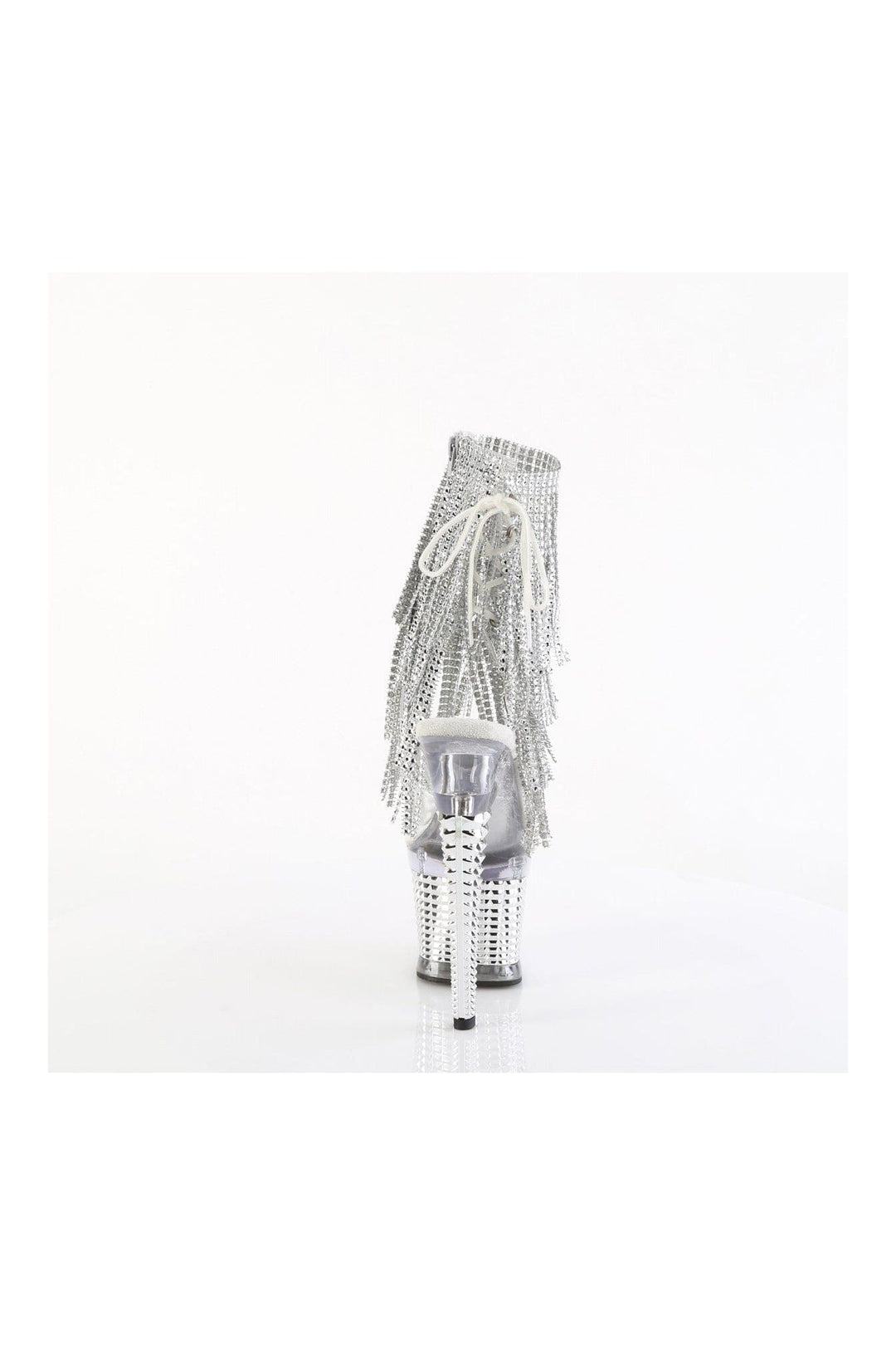 Pleaser SPECTATOR-1017RSF Clear Vinyl Ankle Boot in Clear Vinyl