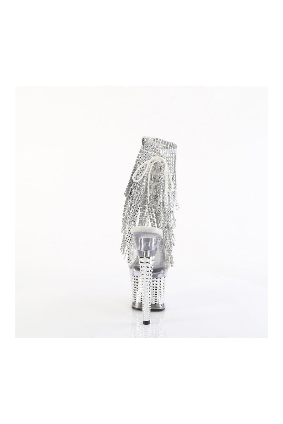 Pleaser SPECTATOR-1017RSF Clear Vinyl Ankle Boot in Clear Vinyl