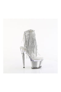 Pleaser SPECTATOR-1017RSF Clear Vinyl Ankle Boot in Clear Vinyl