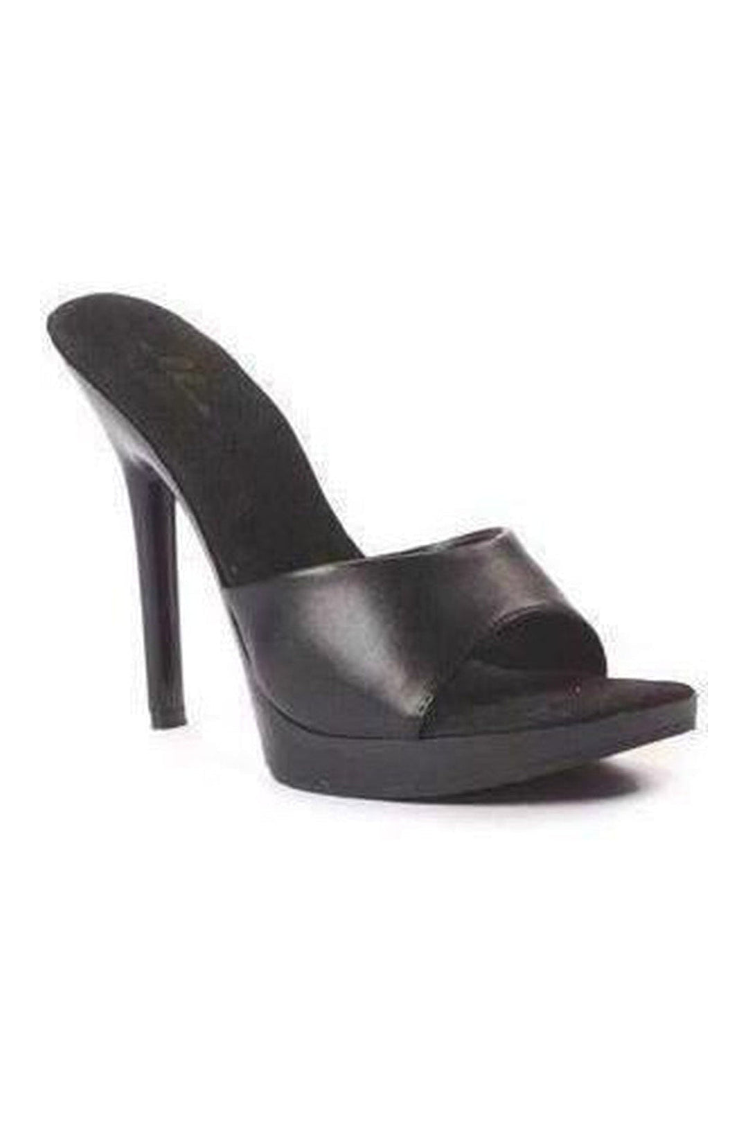 502-VANITY Slide | Black Patent-Ellie Shoes-Black-Slides-SEXYSHOES.COM