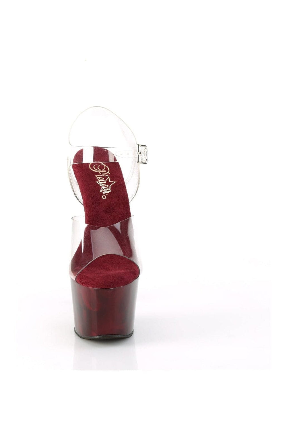 ADORE-708MPP Clear Vinyl Sandal-Sandals-Pleaser-SEXYSHOES.COM