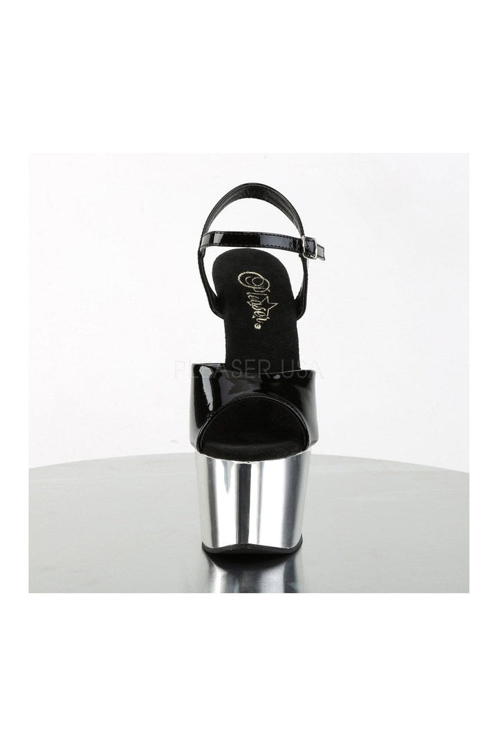 SS-ADORE-709 Platform Sandal  | Black Patent