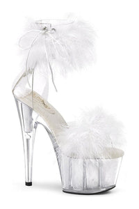 Pleaser Brand SS ADORE 724F Exotic Sandal in Clear Vinyl from SexyShoes.com