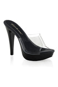 SS-COCKTAIL-501 Platform Slide | Black Vinyl