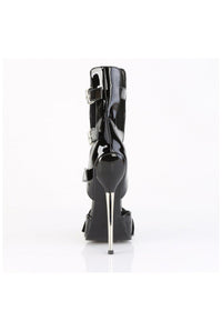 Devious Devious DAGGER-15 Ankle Boot in Black Patent