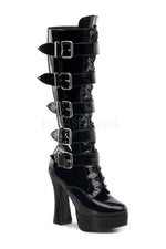 SS-ELECTRA-2042 Platform Boot  | Black Patent