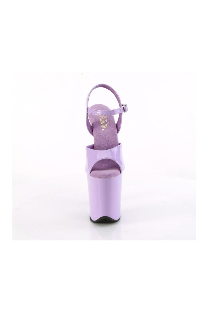 FLAMINGO-809 Purple Patent Sandal-Sandals-Pleaser-SEXYSHOES.COM