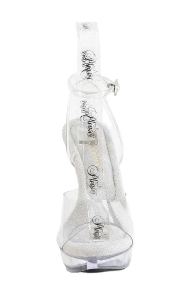 Fabulicious  COCKTAIL-506 Sandal in Clear Vinyl