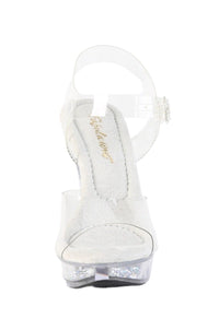 Fabulicious  COCKTAIL-508RSI Sandal in Clear Vinyl