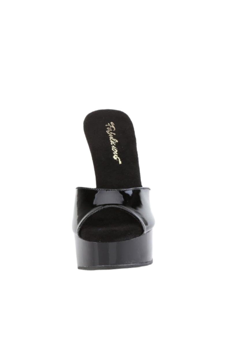 Fabulicious  MARTINI-501 Slide in Black Patent