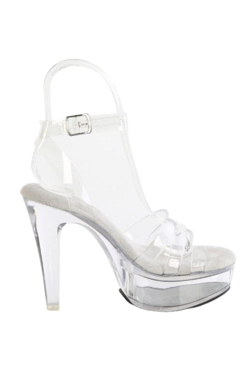 Fabulicious  MARTINI-505 Sandal in Clear Vinyl