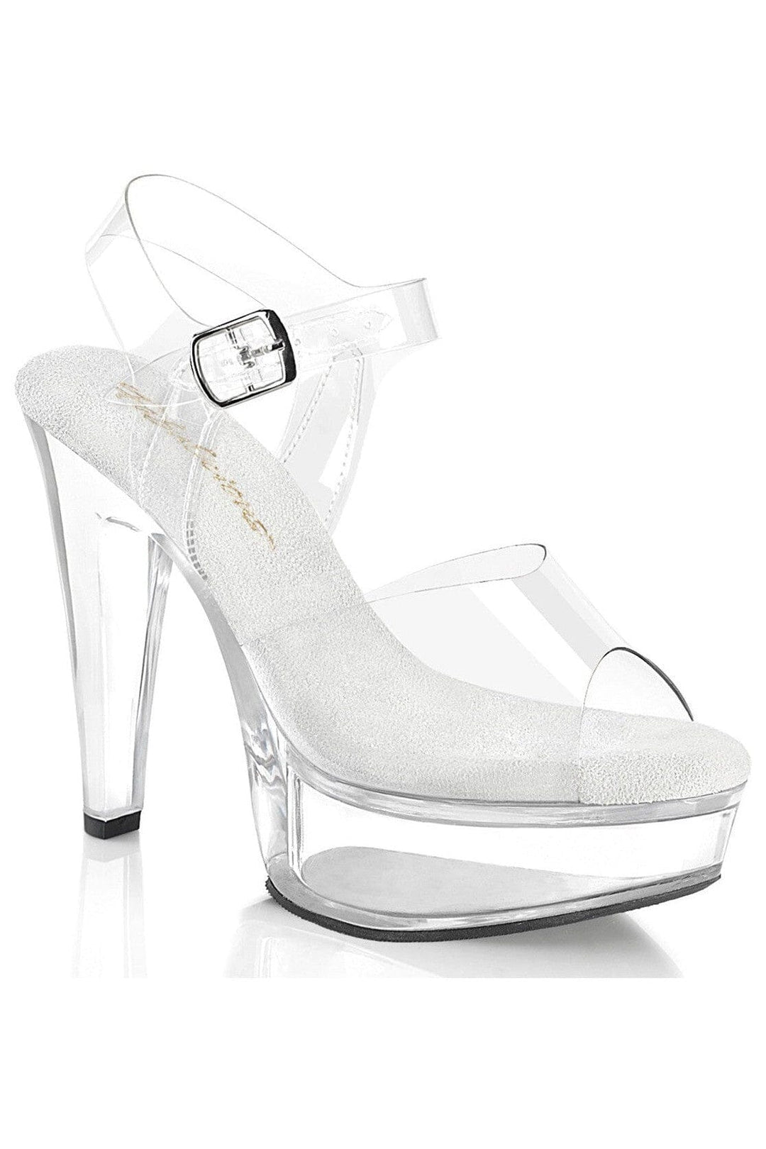 Fabulicious  MARTINI-508 Sandal in Clear Vinyl from SexyShoes.com