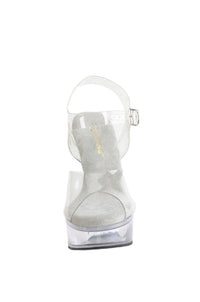 Fabulicious  MARTINI-508 Sandal in Clear Vinyl