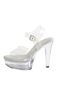 Fabulicious  MARTINI-508 Sandal in Clear Vinyl