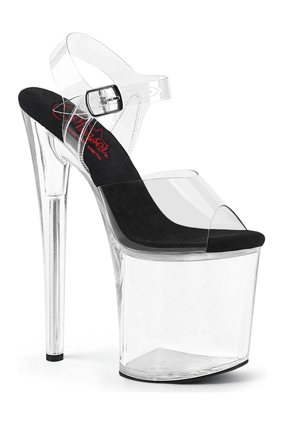 NAUGHTY-808 Clear PVC Sandal-Sandals-Pleaser-Clear-10-PVC-SEXYSHOES.COM