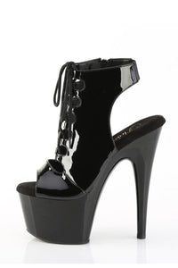 Pleaser  ADORE-700-20 Ankle Boot in Black Patent