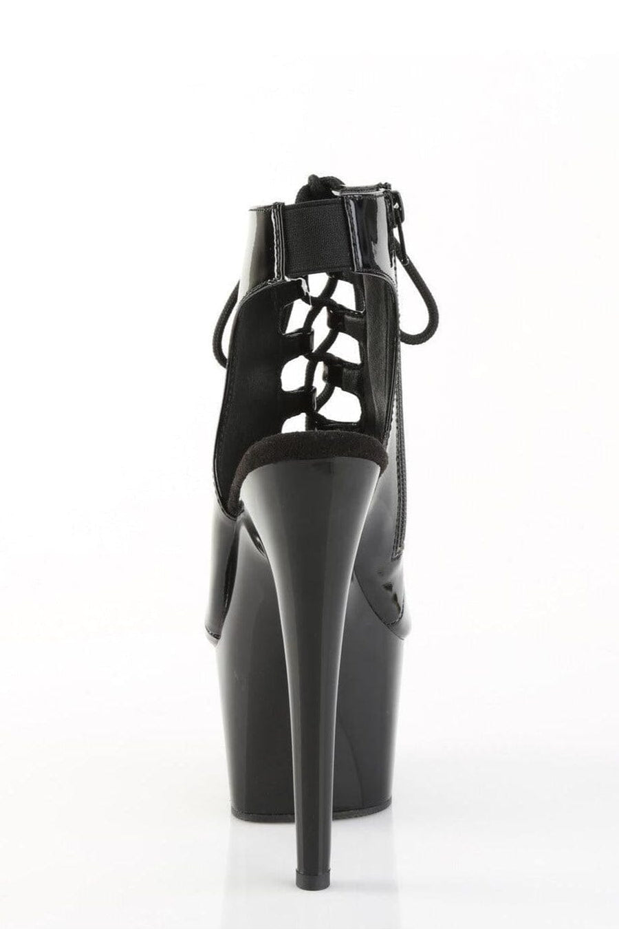 Pleaser  ADORE-700-20 Ankle Boot in Black Patent