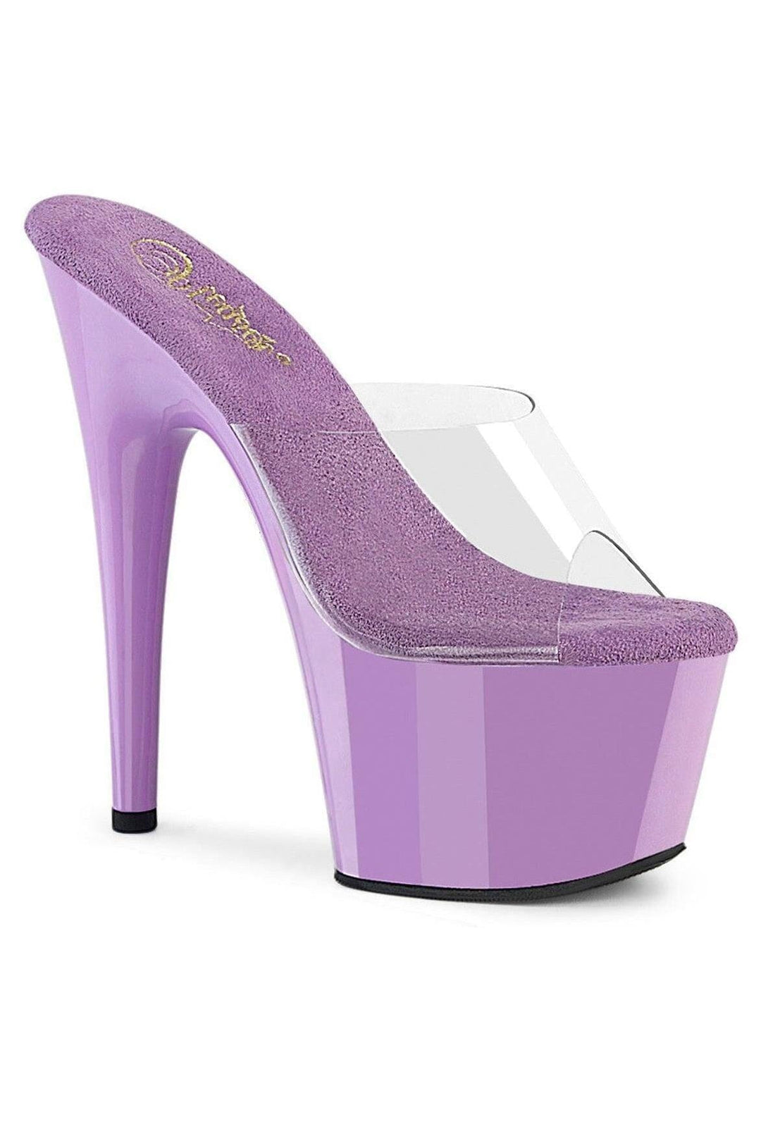 Pleaser Brand SS Pleaser ADORE 701 Slide in Clear Vinyl from SexyShoes.com