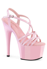 Pleaser Brand SS Pleaser ADORE 713 Sandal in Pink Patent from SexyShoes.com