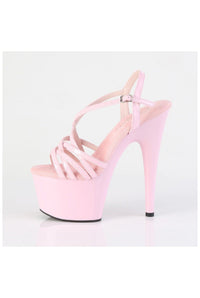 Pleaser  ADORE-713 Sandal in Pink Patent