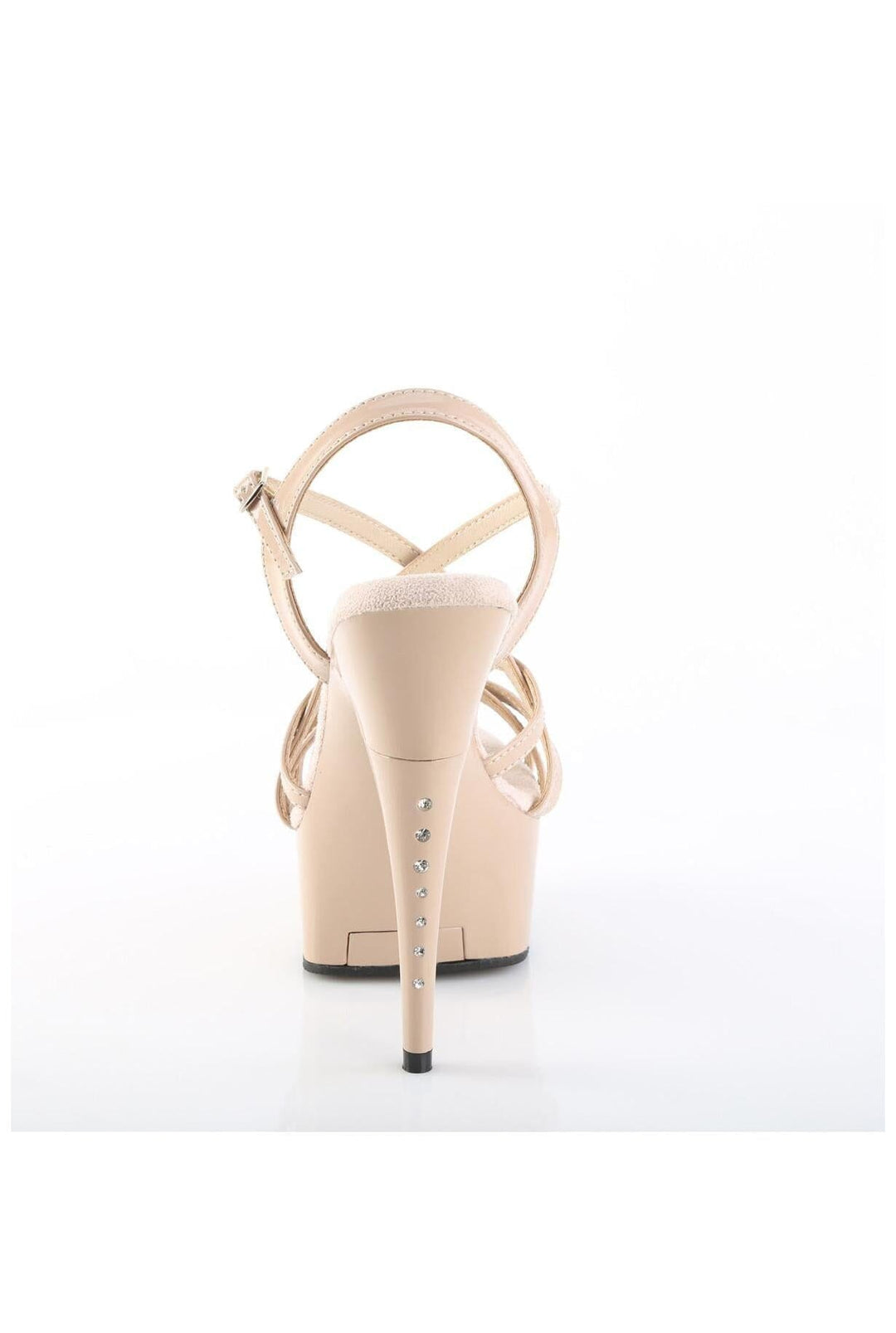 Pleaser  CAPTIVA-613 Sandal in Blush Patent