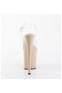 Pleaser  FLAMINGO-808 Sandal in Clear Vinyl