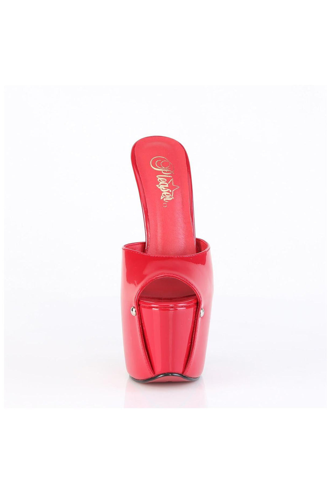 Pleaser  JUBILANT-01 Slide in Red Patent