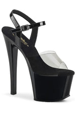 SS-SKY-308-1 Black Vinyl Sandal
