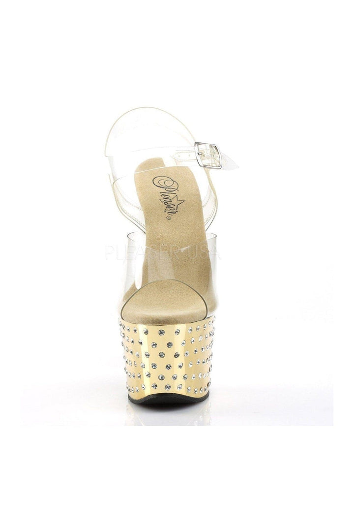 SS-STARDUST-708 Platform Sandal  | Clear Vinyl
