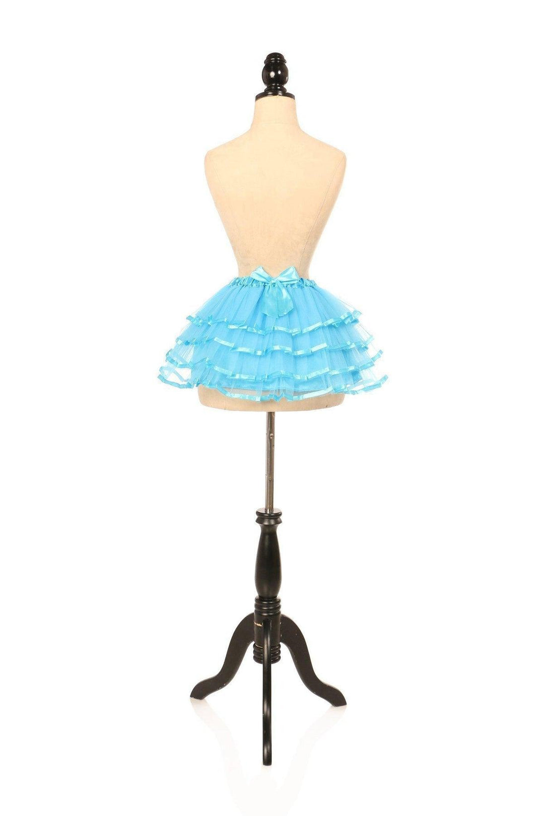 Turquoise Ribbon Tutu by Daisy-Daisy Corsets-SEXYSHOES.COM
