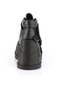 STOMP-15 Black Vegan Leather Cyber Shoe-Cyber Shoes-SEXYSHOES.COM