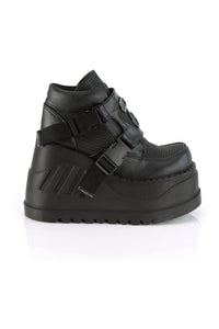 STOMP-15 Black Vegan Leather Cyber Shoe-Cyber Shoes-SEXYSHOES.COM