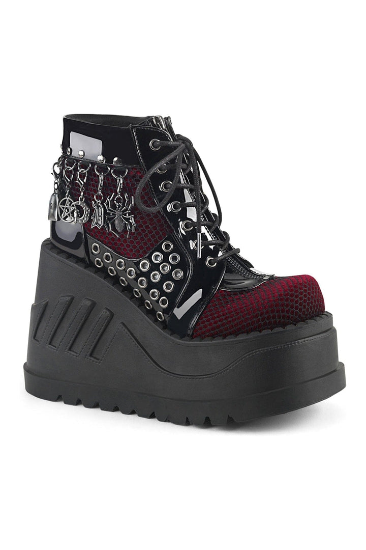 STOMP-18 Black Patent Cyber Shoe